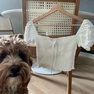 Wilfred Smocked Blouse